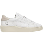 D.A.T.E White Leather Sneaker -   -  D.A.T.E.